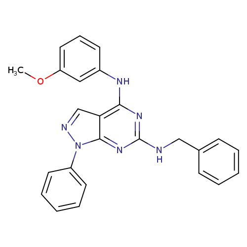 N6-benzyl-N4-(3-methoxyphenyl)-1-phenyl-1H-pyrazolo[3,4-d]pyrimidine-4,6-diamine