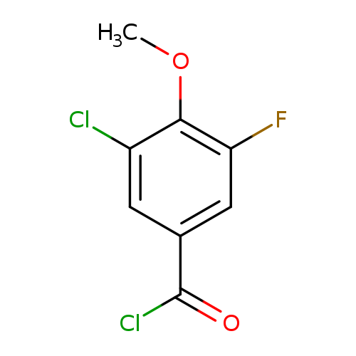 3-Chloro-5-fluoro-4-methoxybenzoyl chloride