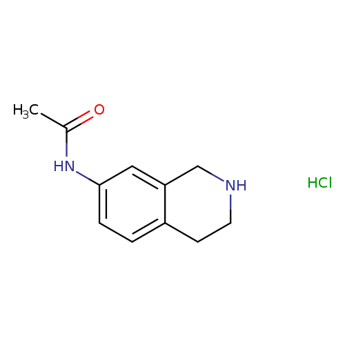 N-(1,2,3,4-tetrahydroisoquinolin-7-yl)acetamide hydrochloride
