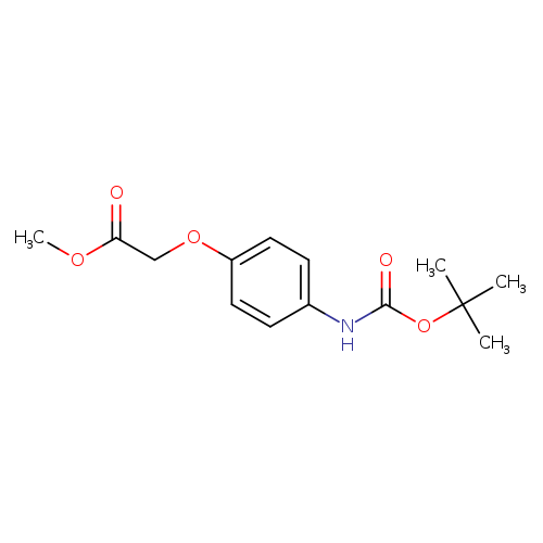 Methyl 2-(4-((tert-butoxycarbonyl)amino)phenoxy)acetate