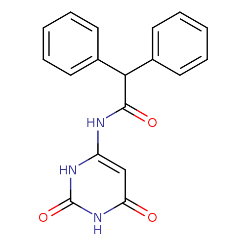 N-(2,6-dioxo-1,2,3,6-tetrahydropyrimidin-4-yl)-2,2-diphenylacetamide