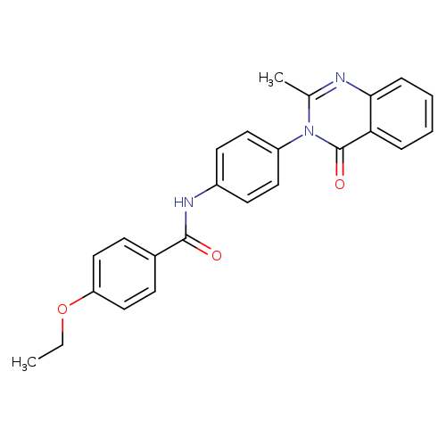 4-ethoxy-N-[4-(2-methyl-4-oxo-3,4-dihydroquinazolin-3-yl)phenyl]benzamide