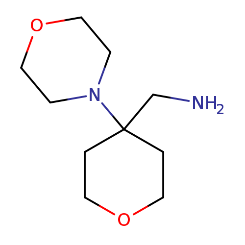 [4-(morpholin-4-yl)oxan-4-yl]methanamine