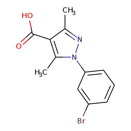 1-(3-bromophenyl)-3,5-dimethyl-1H-pyrazole-4-carboxylic acid