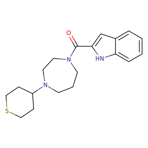 2-[4-(thian-4-yl)-1,4-diazepane-1-carbonyl]-1H-indole