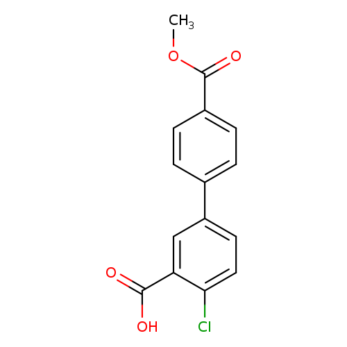 2-Chloro-5-(4-methoxycarbonylphenyl)benzoic acid