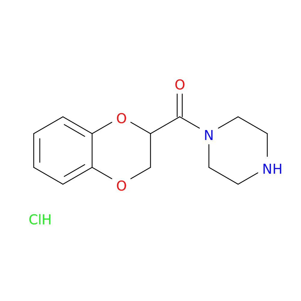 2-(1-Piperazinylcarbonyl)-1,4-benzodioxane Hydrochloride