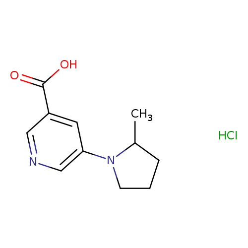 5-(2-methylpyrrolidin-1-yl)pyridine-3-carboxylic acid hydrochloride