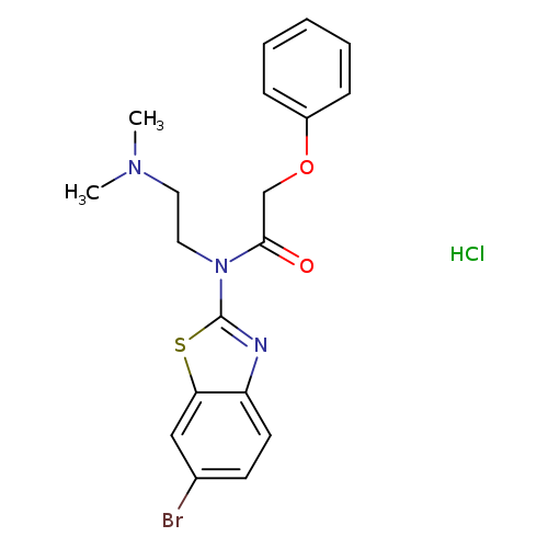 N-(6-bromo-1,3-benzothiazol-2-yl)-N-[2-(dimethylamino)ethyl]-2-phenoxyacetamide hydrochloride