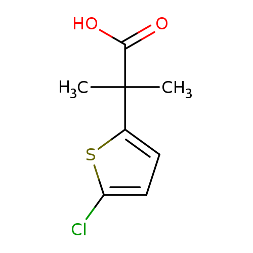 2-(5-chlorothiophen-2-yl)-2-methylpropanoicacid