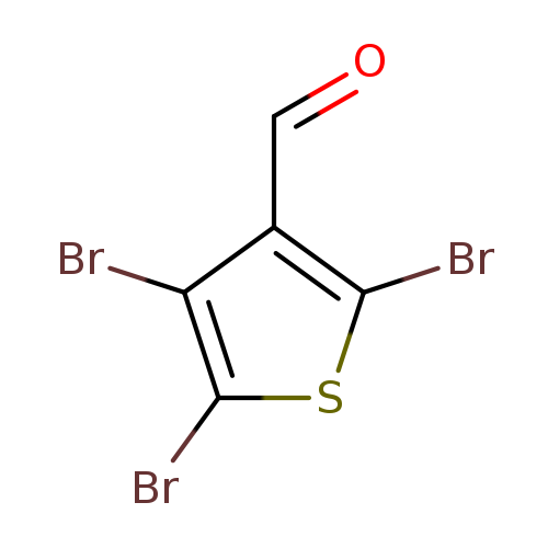"2,4,5-tribromothiophene-3-carbaldehyde"