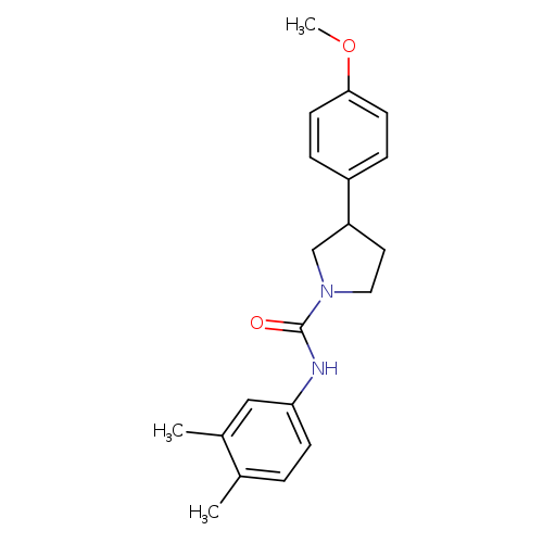 N-(3,4-dimethylphenyl)-3-(4-methoxyphenyl)pyrrolidine-1-carboxamide