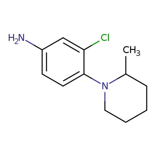 3-Chloro-4-(2-methyl-1-piperidinyl)aniline