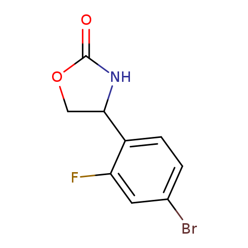 4-(4-bromo-2-fluorophenyl)-1,3-oxazolidin-2-one