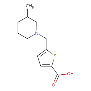 5-((3-Methylpiperidin-1-yl)methyl)thiophene-2-carboxylic acid