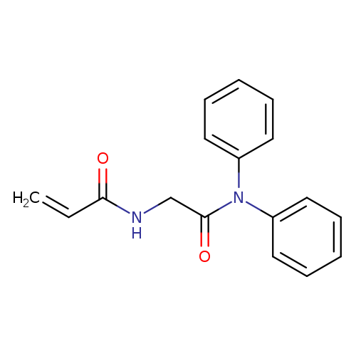 N-[(diphenylcarbamoyl)methyl]prop-2-enamide