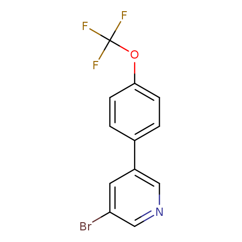 3-Bromo-5-(4-(trifluoromethoxy)phenyl)pyridine