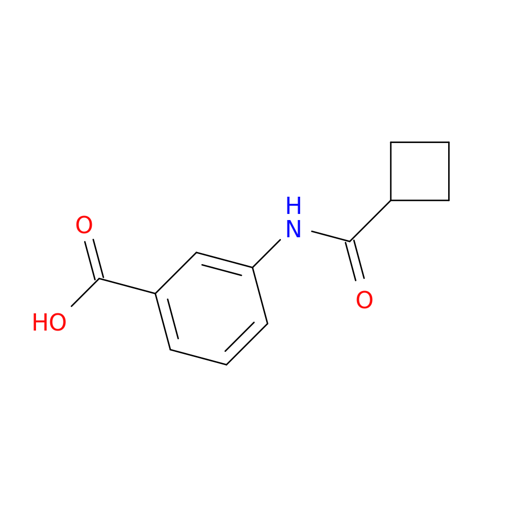 3-[(Cyclobutylcarbonyl)amino]benzoic acid