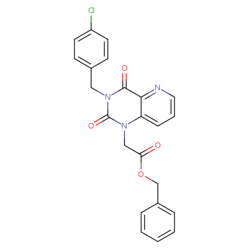 benzyl 2-{3-[(4-chlorophenyl)methyl]-2,4-dioxo-1H,2H,3H,4H-pyrido[3,2-d]pyrimidin-1-yl}acetate