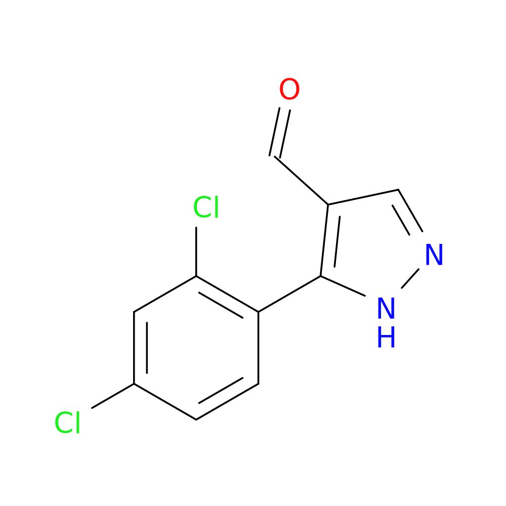 5-(2,4-dichlorophenyl)-1H-pyrazole-4-carbaldehyde