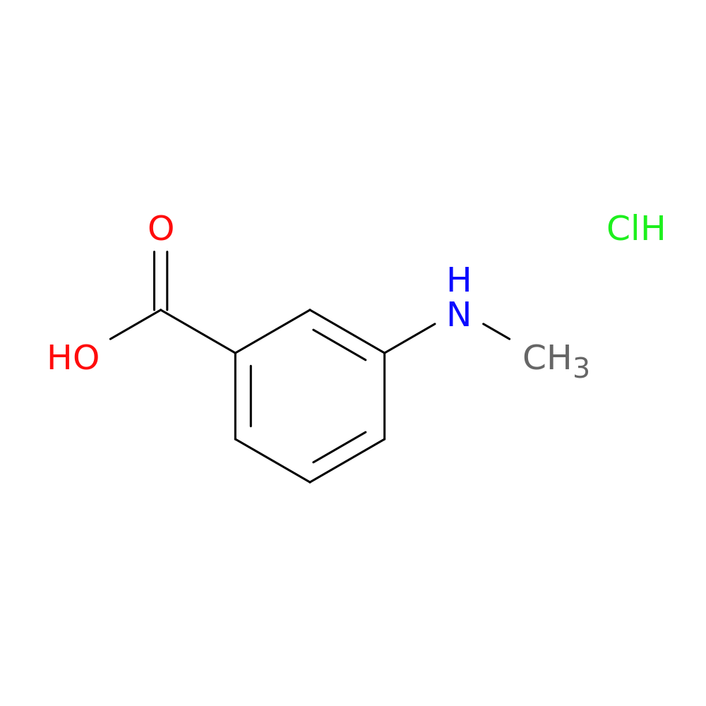 3-(Methylamino)benzoic acid hydrochloride