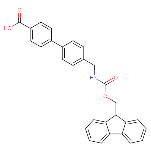 4-{4-[({[(9H-fluoren-9-yl)methoxy]carbonyl}amino)methyl]phenyl}benzoic acid
