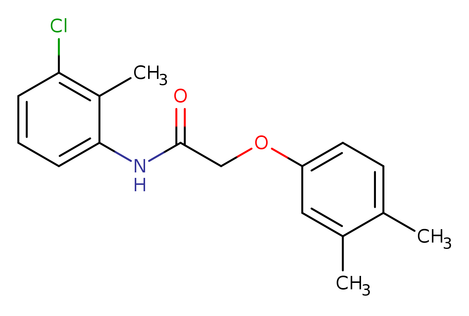 N-(3-chloro-2-methylphenyl)-2-(3,4-dimethylphenoxy)acetamide
