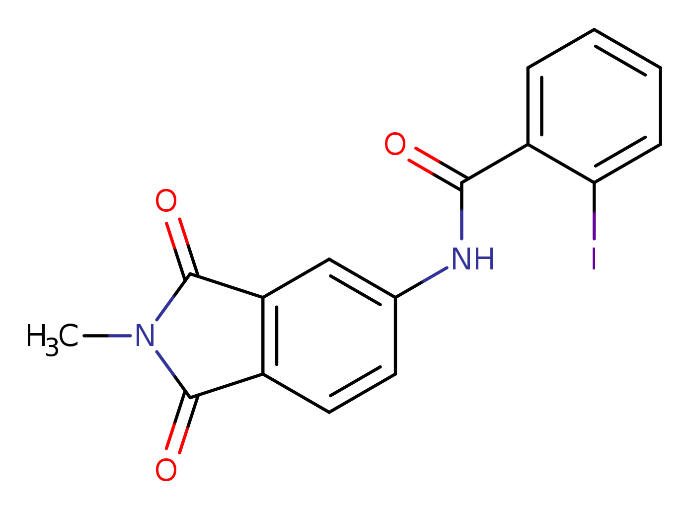 2-iodo-N-(2-methyl-1,3-dioxo-2,3-dihydro-1H-isoindol-5-yl)benzamide