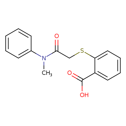 2-((2-[Methyl(phenyl)amino]-2-oxoethyl)thio)benzoic acid
