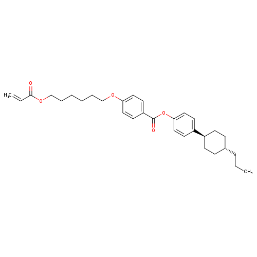 4-(6-Acryloyloxyhexyloxy)-benzoesure (4-(trans-4-propylcyclohexyl)-phenylester)