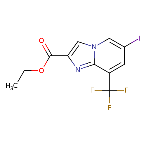 Ethyl 6-iodo-8-(trifluoromethyl)imidazo[1,2-a]pyridine-2-carboxylate