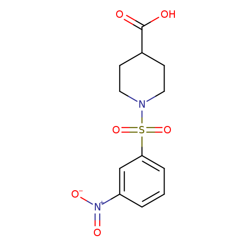 1-((3-Nitrophenyl)sulfonyl)piperidine-4-carboxylic acid