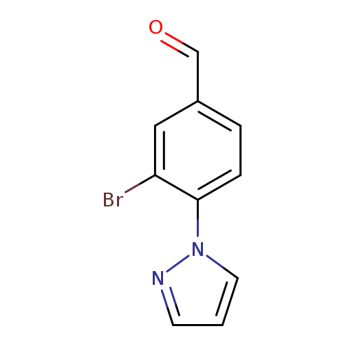 3-Bromo-4-(1H-pyrazol-1-yl)benzaldehyde