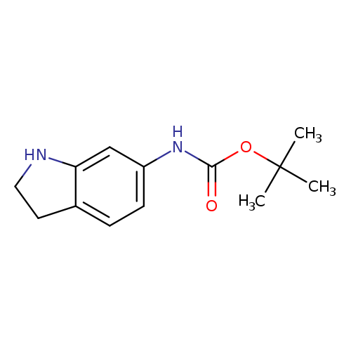 Carbamic acid,(2,3-dihydro-1H-indol-6-yl)-, 1,1-dimethylethyl ester (9CI)