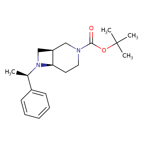 (1S，6R)-3-Boc-7-[(R)-1-phenylethyl]-3，7-diazabicyclo[4.2.0]octane