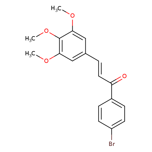 (2E)-1-(4-bromophenyl)-3-(3,4,5-trimethoxyphenyl)prop-2-en-1-one