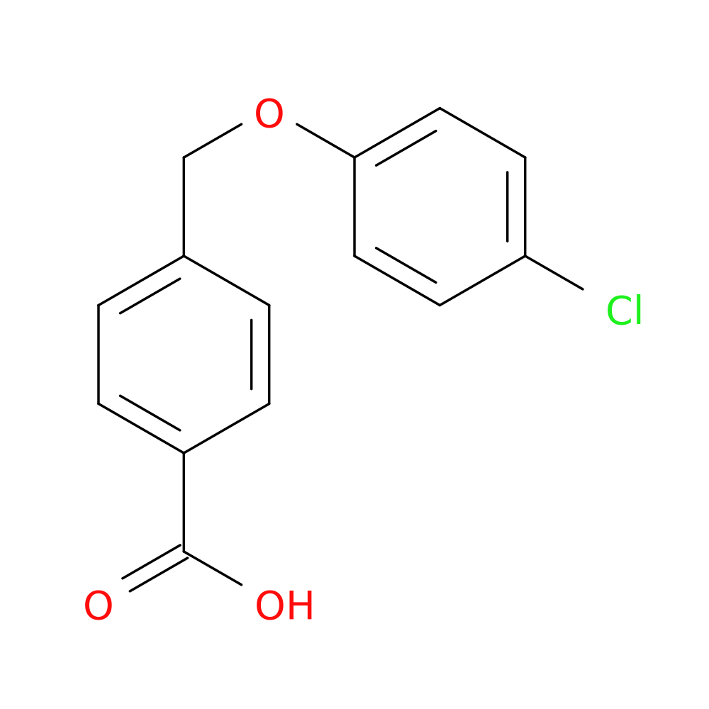 4-[(4-Chlorophenoxy)methyl]benzoic acid