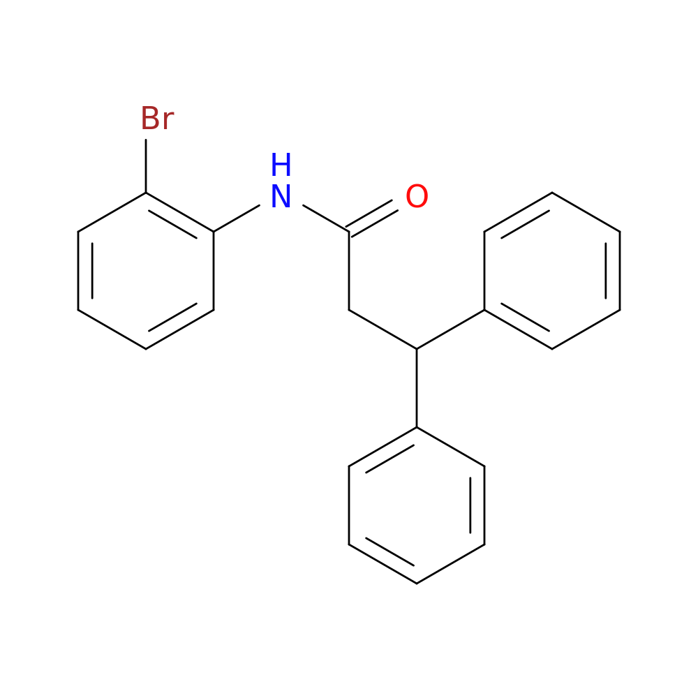 N-(2-bromophenyl)-3,3-diphenylpropanamide