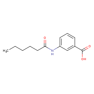 3-Hexanoylamino-benzoic acid