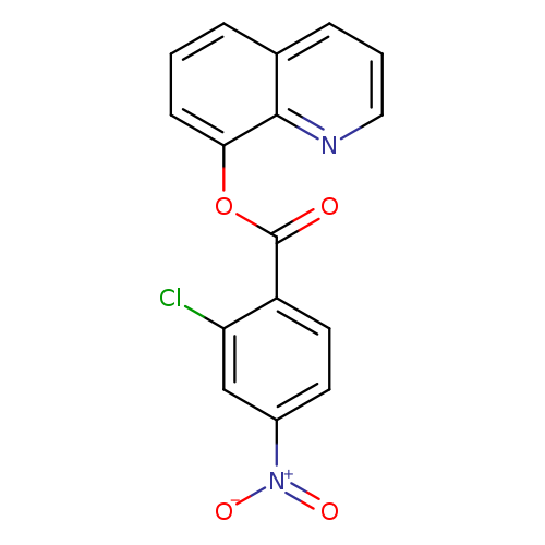 quinolin-8-yl 2-chloro-4-nitrobenzoate