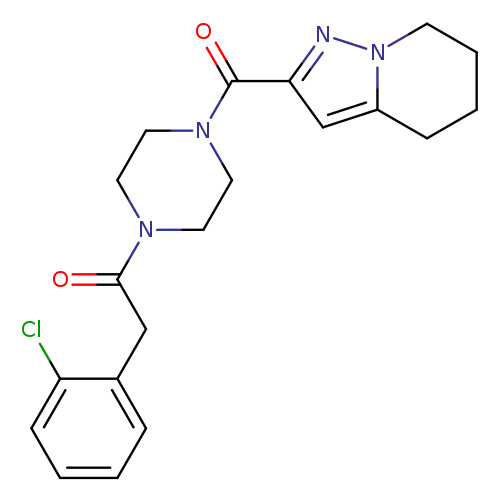 2-(2-chlorophenyl)-1-(4-{4H,5H,6H,7H-pyrazolo[1,5-a]pyridine-2-carbonyl}piperazin-1-yl)ethan-1-one