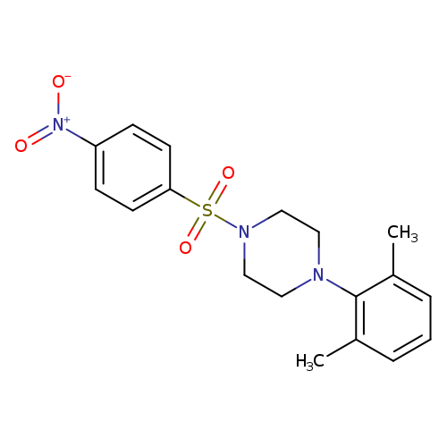1-(2,6-dimethylphenyl)-4-(4-nitrobenzenesulfonyl)piperazine