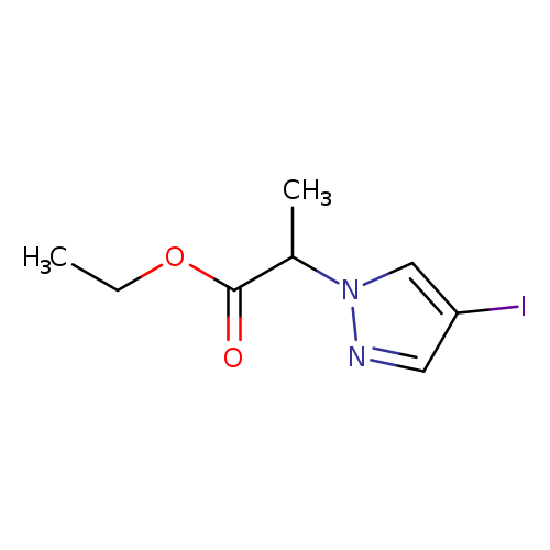 Ethyl 2-(4-iodo-1h-pyrazol-1-yl)propanoate