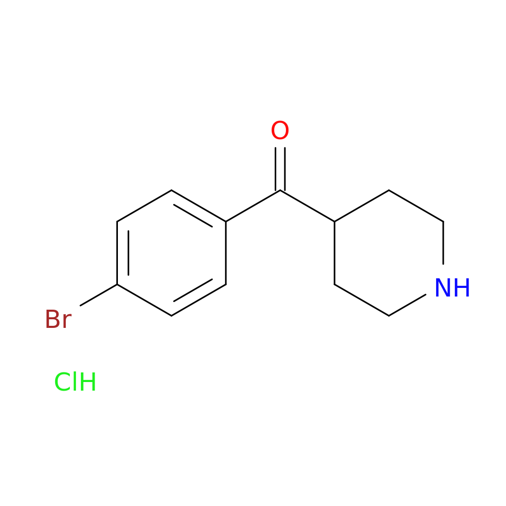(4-Bromophenyl)(4-piperidyl)methanone Hydrochloride
