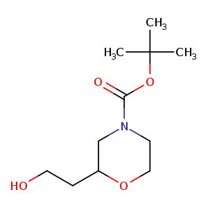 tert-Butyl 2-(2-hydroxyethyl);morpholine-4-carboxylate