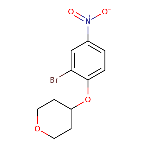 4-(2-Bromo-4-nitrophenoxy)tetrahydro-2H-pyran