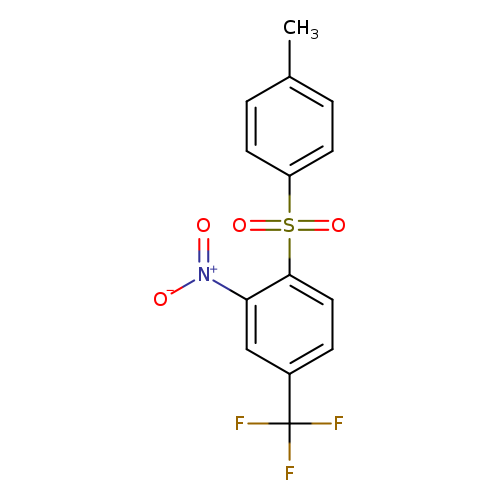 1-(4-methylbenzenesulfonyl)-2-nitro-4-(trifluoromethyl)benzene