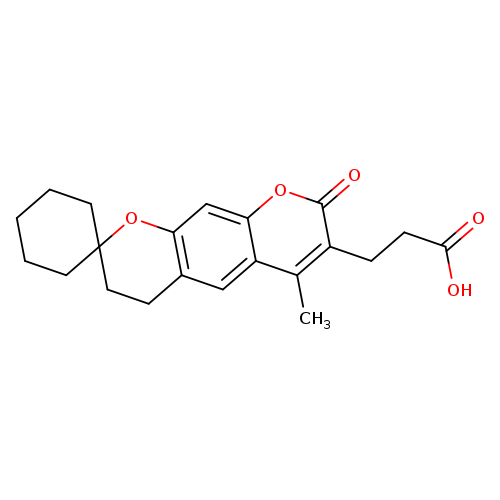3-(6'-Methyl-8'-oxo-3',4'-dihydro-8'h-spiro[cyclohexane-1,2'-pyrano[3,2-g]chromen]-7'-yl)propanoic acid