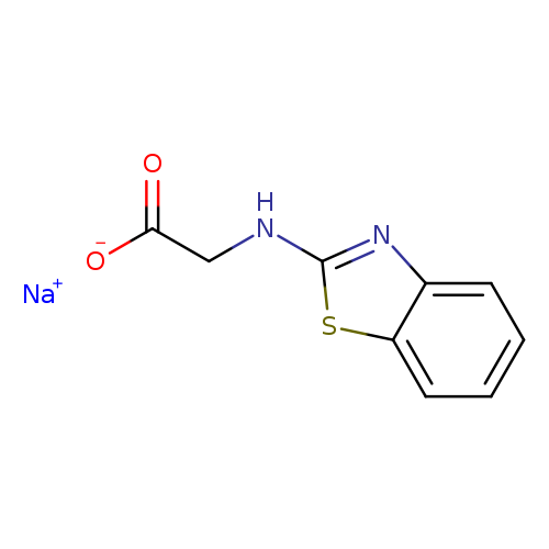 sodium 2-[(1,3-benzothiazol-2-yl)amino]acetate
