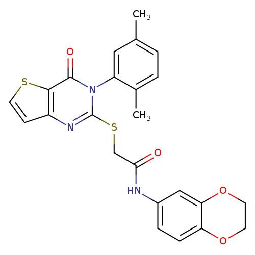 N-(2,3-dihydro-1,4-benzodioxin-6-yl)-2-{[3-(2,5-dimethylphenyl)-4-oxo-3H,4H-thieno[3,2-d]pyrimidin-2-yl]sulfanyl}acetamide